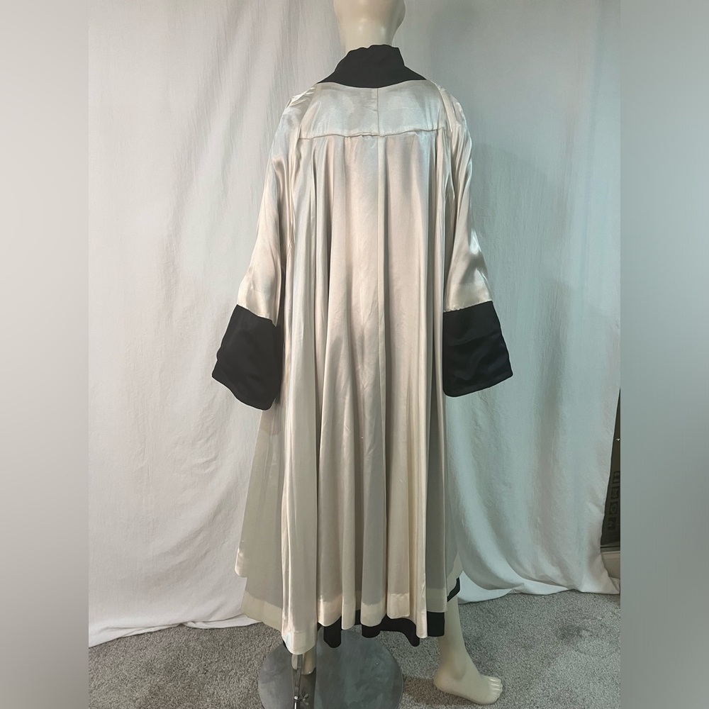 Vintage Fully Contrast Lined Dramatic Evening Coa… - image 8